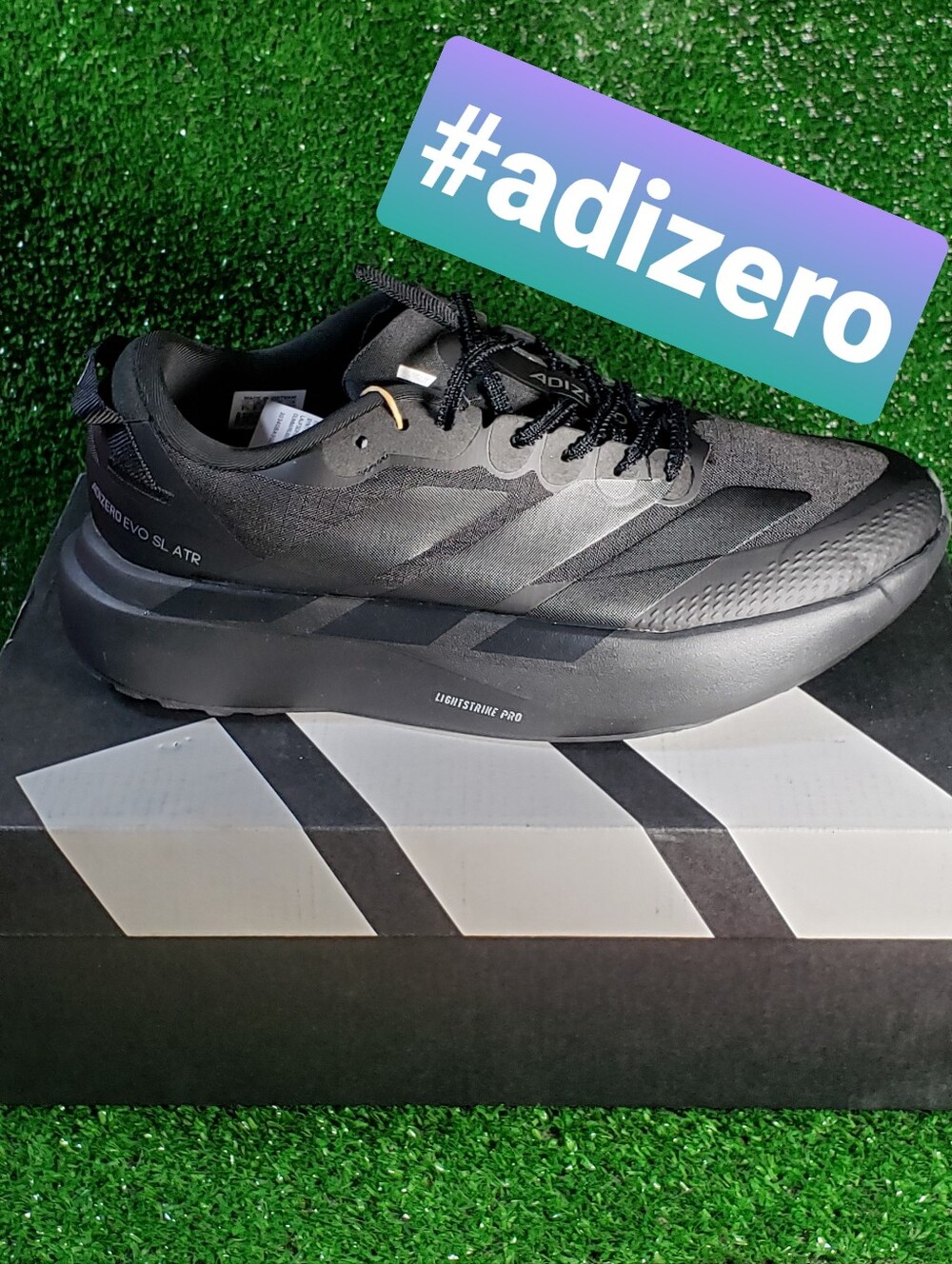 adidas Adizero Black Men's Running Shoes Size 9.5